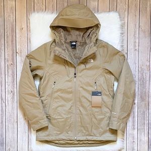 The North Face Women’s Inlux Insulated Waterproof Khaki Jacket